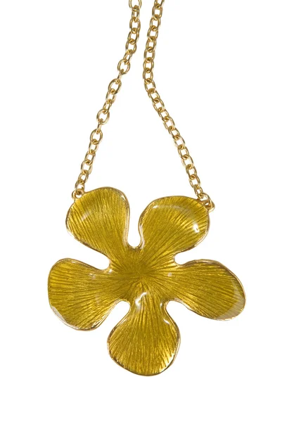 Yellow flower pendant — Stock Photo, Image