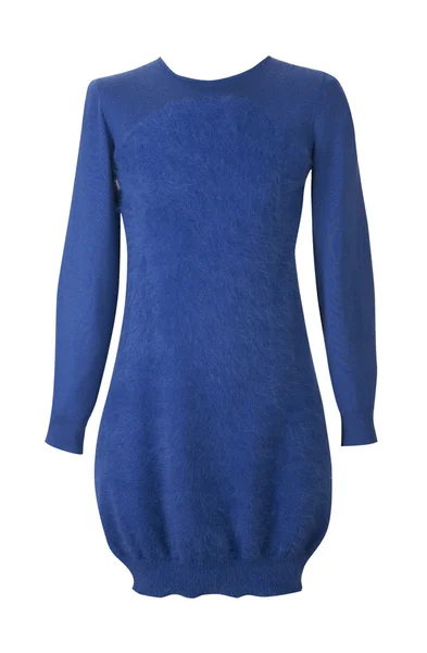 Kék gyapjú ruhát — Stock Fotó
