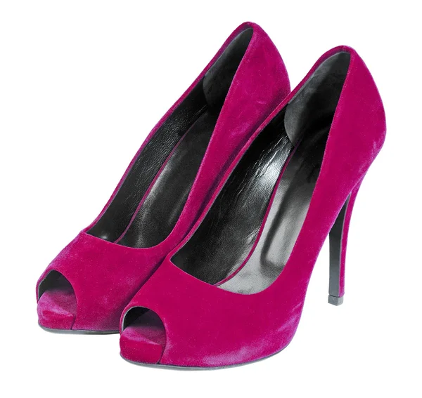 Фиолетовая обувь — стоковое фото