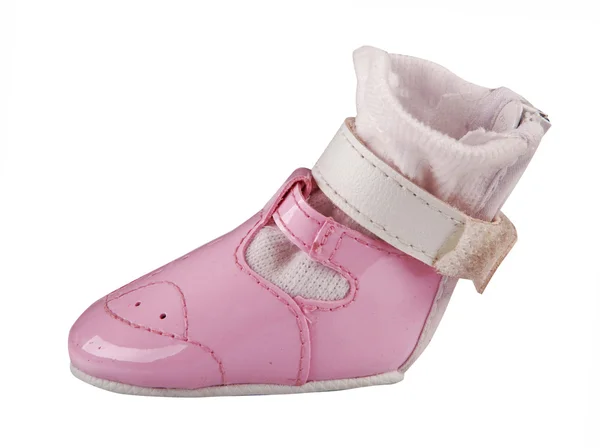 Buty dziecko różowy — Zdjęcie stockowe