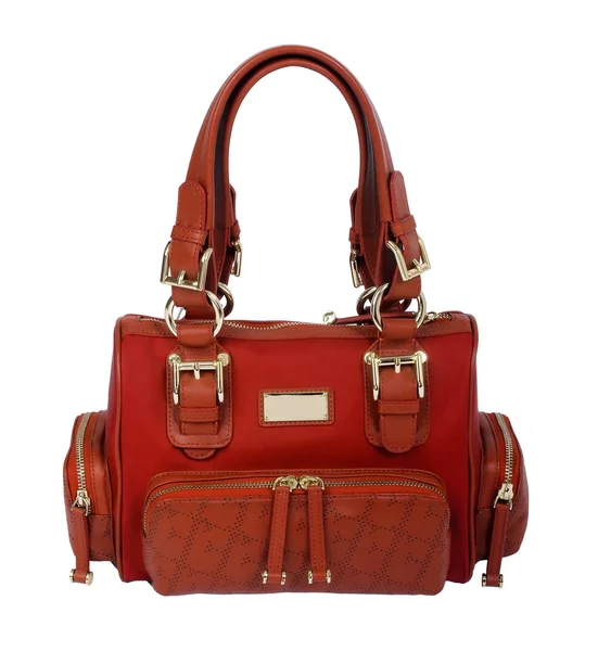 Красная сумка — стоковое фото