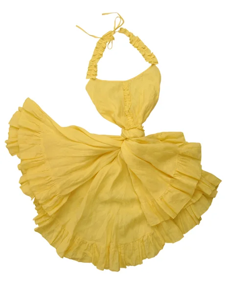 Vestido amarillo —  Fotos de Stock