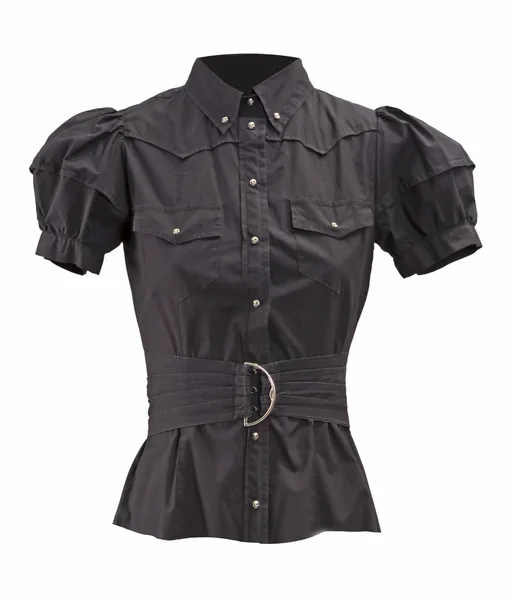 Black blouse shirt — Stock Photo, Image