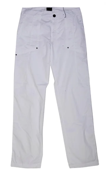 Λευκό παντελόνι παντελόνι — Φωτογραφία Αρχείου