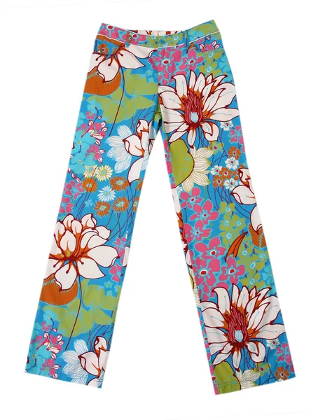 Květiny kalhoty — Stock fotografie