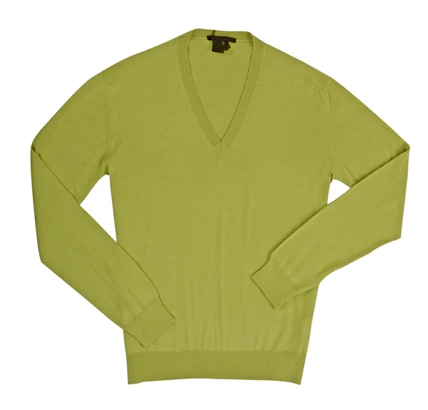 Zöld pulóver — Stock Fotó