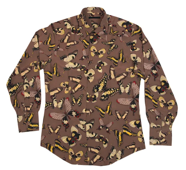 Brun tröja med fjäril — Stockfoto
