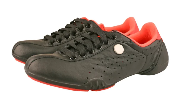 Black man sport shoes — Stock Photo, Image