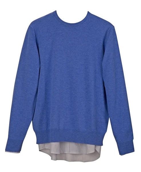 Blauer Pullover — Stockfoto