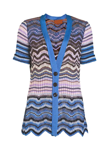 Blue striped blouse — Stock Photo, Image