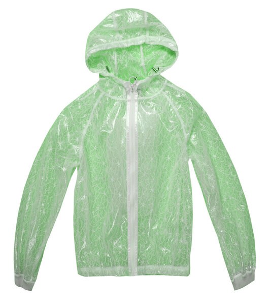 Raincoat isolated over the white background
