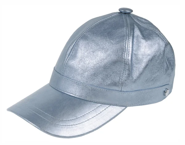 Silver peaked cap — Stock Photo, Image