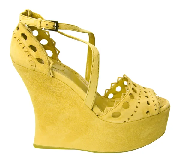 Sárga cipő — Stock Fotó
