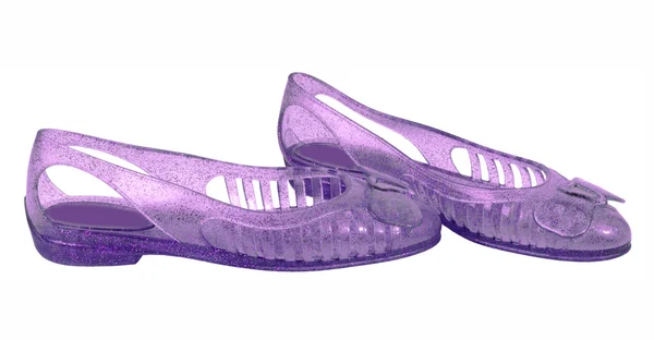 紫鞋 — 图库照片