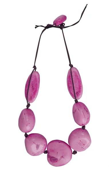 Pink beads — Stock Photo, Image