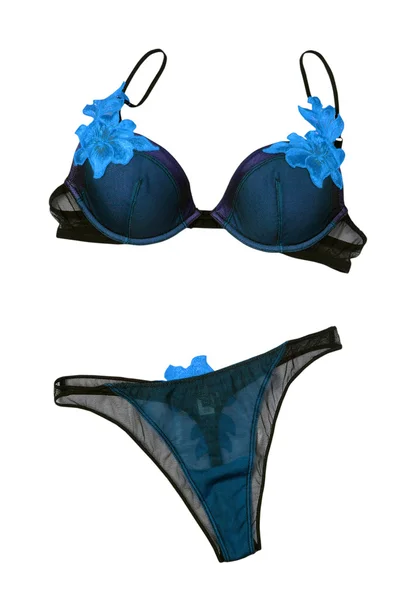 Black bra and panty — Stock Photo, Image