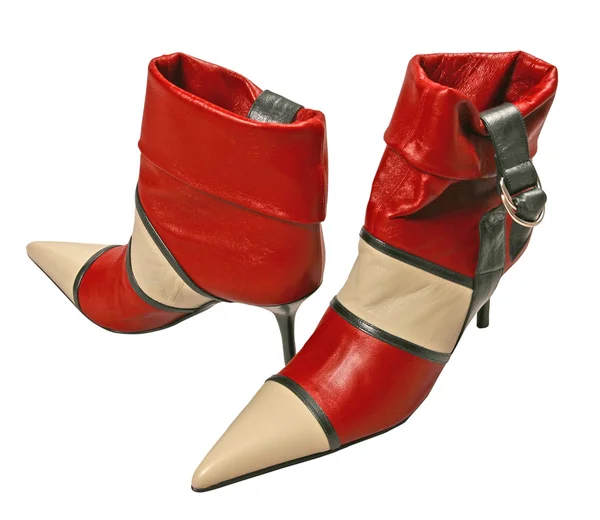 Červené lodičky boty — Stock fotografie