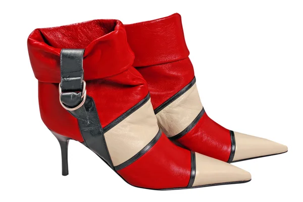 Buty czerwony pasek — Zdjęcie stockowe
