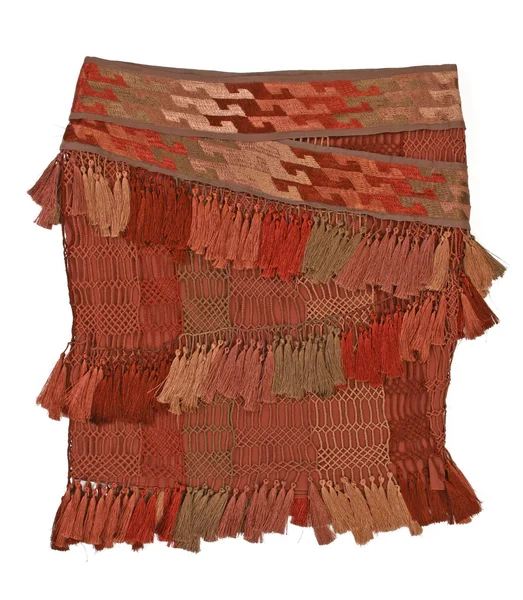 Кружевная юбка хиппи с воротником — стоковое фото