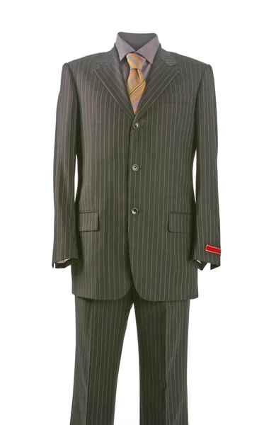 男のスーツのジャケットとストリップのネクタイ — ストック写真