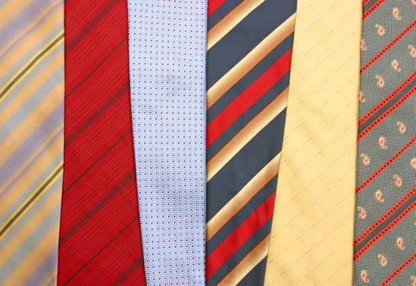 Collection color tie — Stock Photo, Image