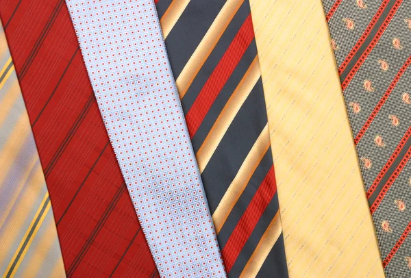 Συλλογή γραβάτα χρώμα — Φωτογραφία Αρχείου