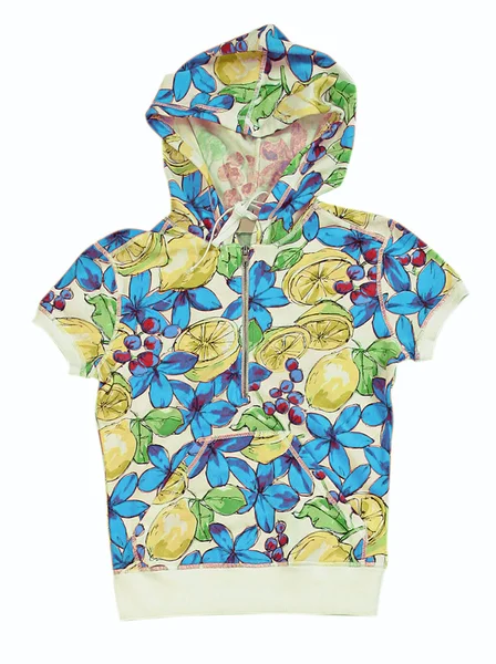 Çiçekler t-shirt ceket — Stok fotoğraf