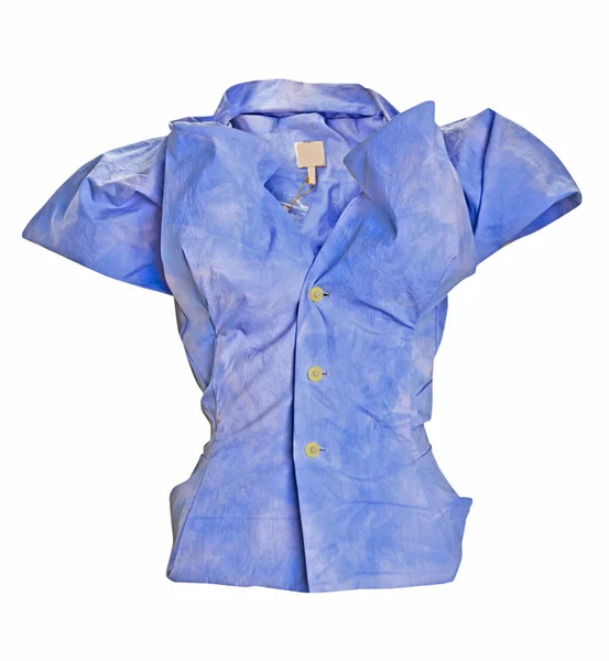Blauwe blouse — Stockfoto
