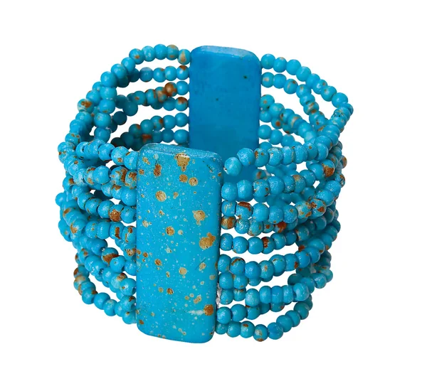 Blue bracelet — Stock Photo, Image