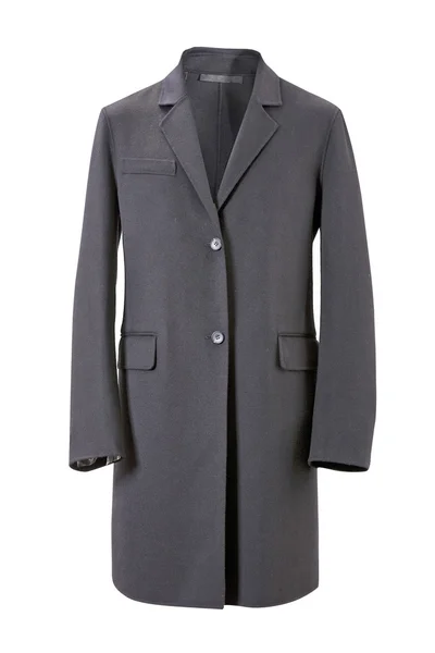 Šedý kabát — Stock fotografie
