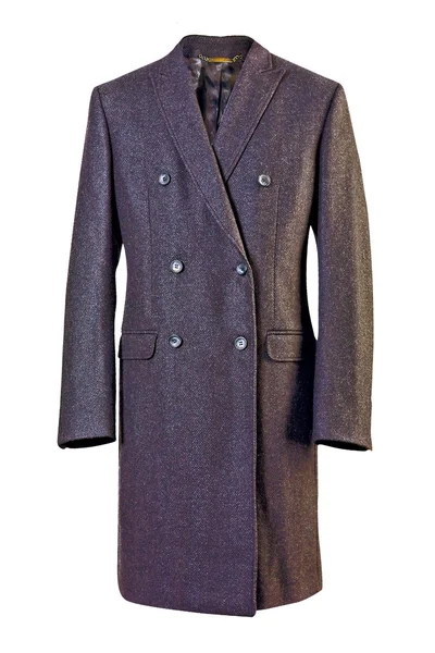Šedý kabát — Stock fotografie