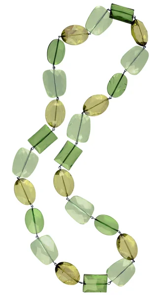 Green beads — Stock Photo, Image