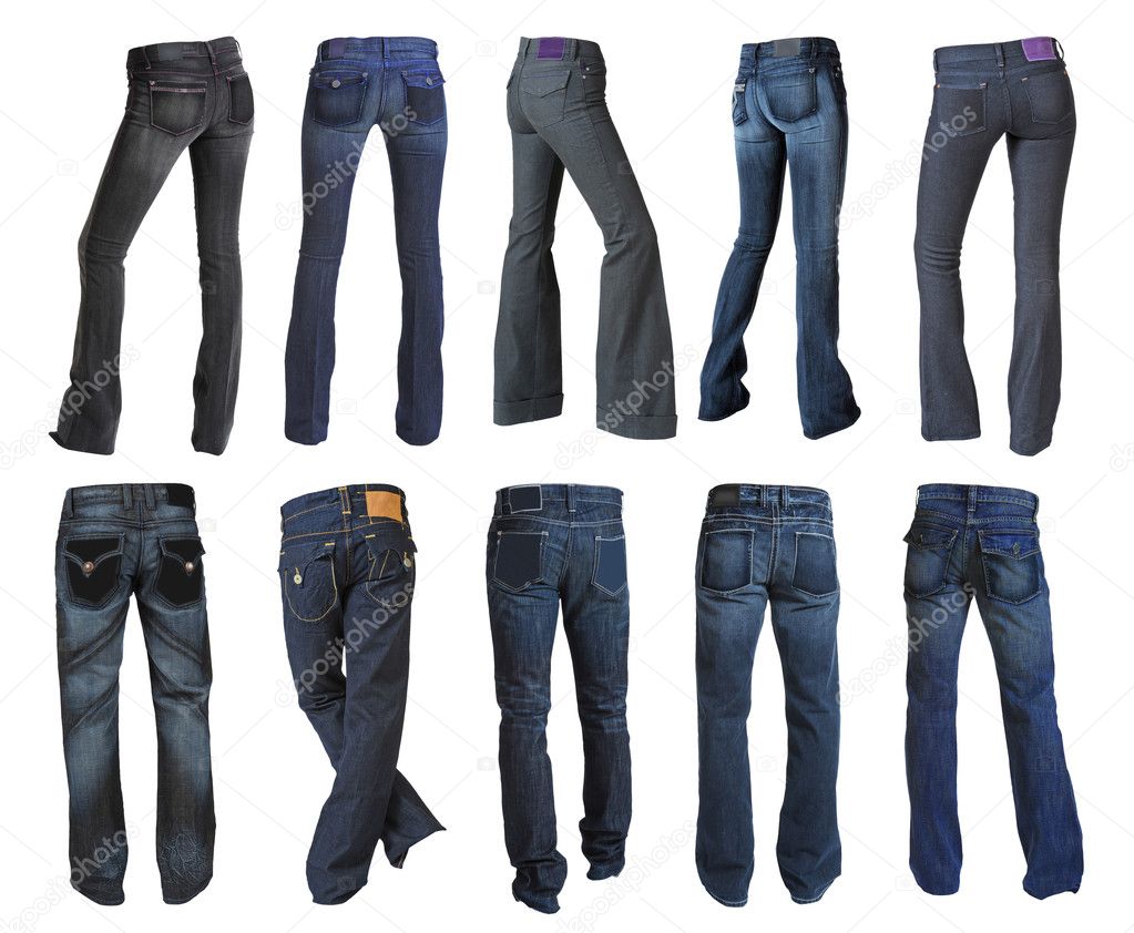 Jeans collection Stock Photo by ©evaletova 10506392