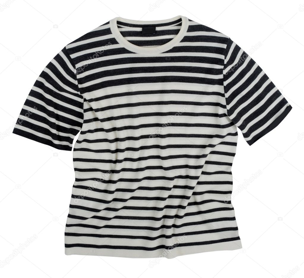 Striped t-shirt Stock Photo by ©evaletova 10507643