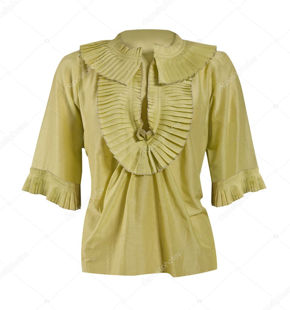 Green blouse — Stock Photo © evaletova #10508921