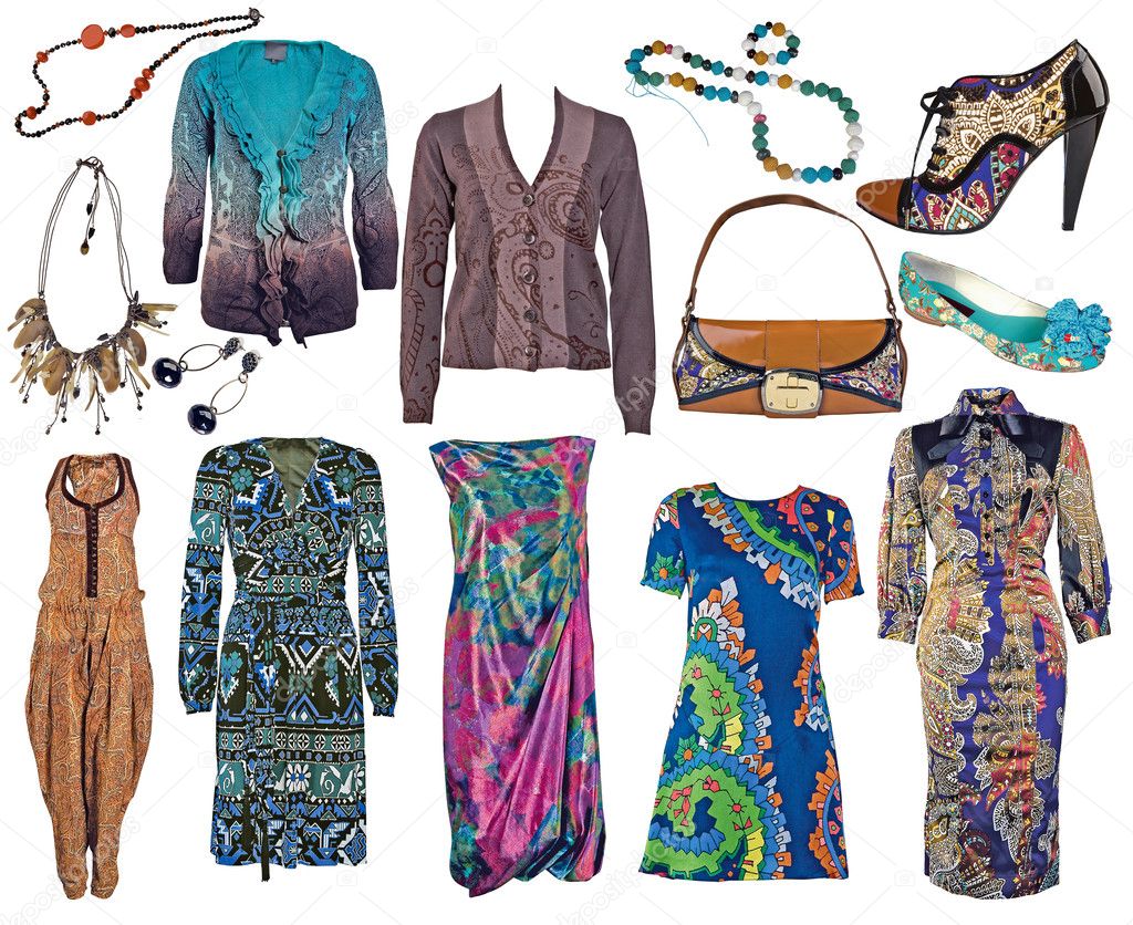 Collection of clothes Stock Photo by ©evaletova 10509836