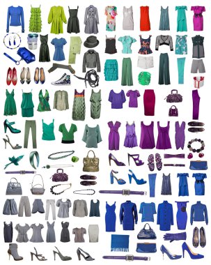 Clothes collection clipart