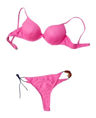 Pink swim suit clipart