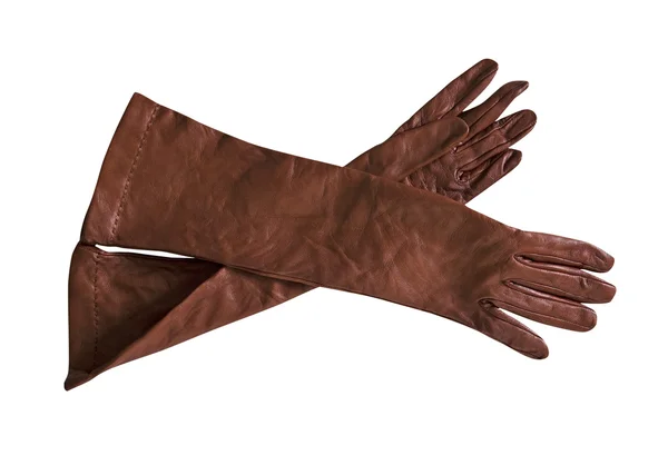 Browm handschoenen — Stockfoto