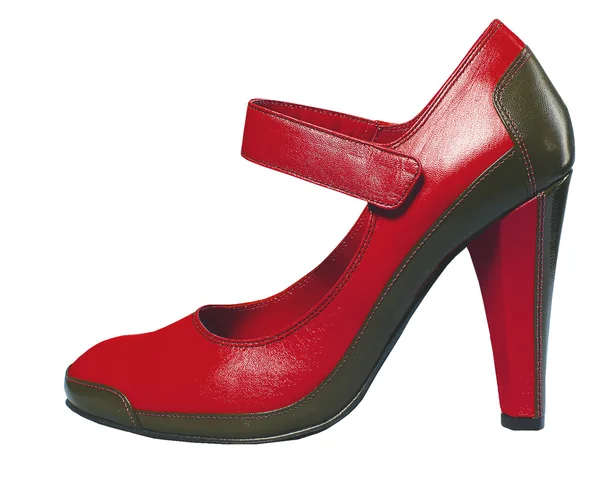 Röd sko — Stockfoto