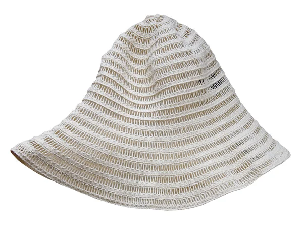 Sombrero de verano a rayas panama — Foto de Stock