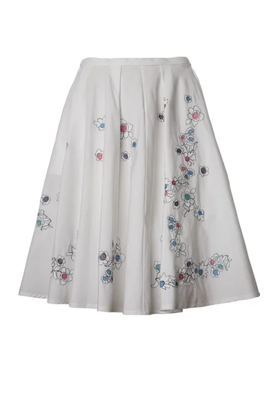 Sommaren blommig kjol — Stockfoto