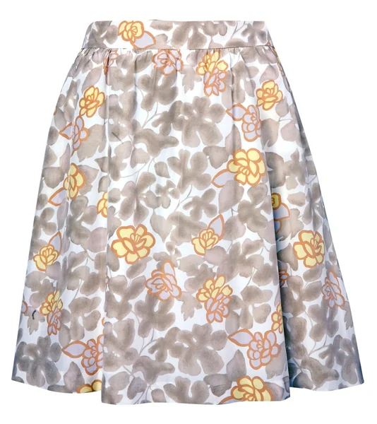 Летняя цветковая юбка — стоковое фото
