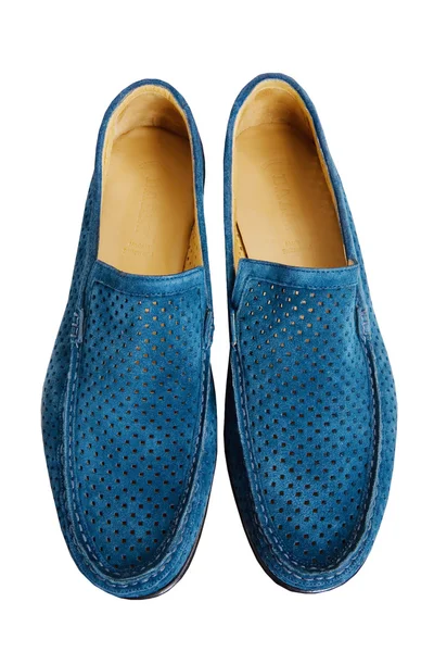 Blauwe schoenen — Stockfoto