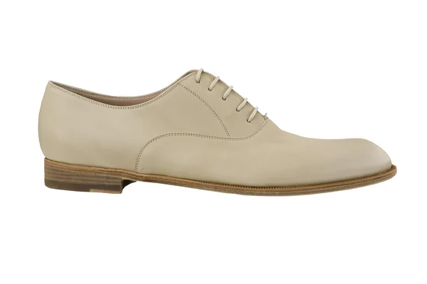-beyaz izole erkek deri ayakkabı — Stockfoto