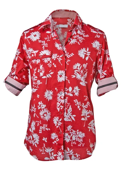 Мужская модная летняя рубашка с цветами — стоковое фото