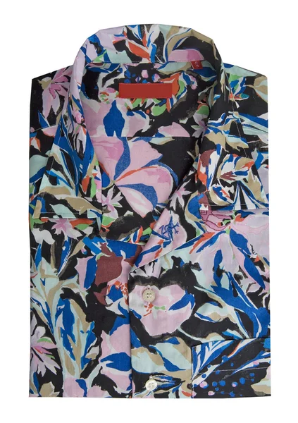 Мужская модная летняя рубашка с цветами — стоковое фото