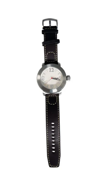 Men silver watch — Stock Photo, Image