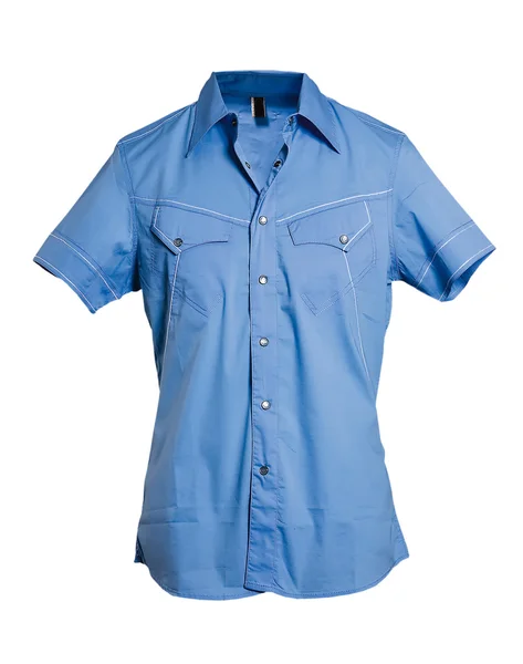 Синяя рубашка — стоковое фото