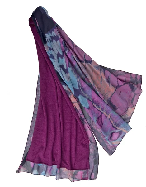 Фиолетовый шарф — стоковое фото